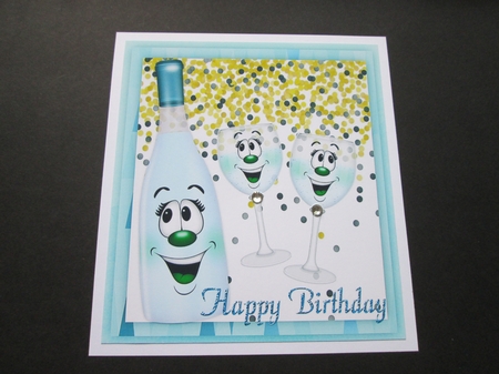 Cheers Have a Happy Birthday 2 by BELINDA ABRAHAM