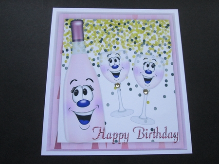 Cheers Have a Happy Birthday 3  by BELINDA ABRAHAM