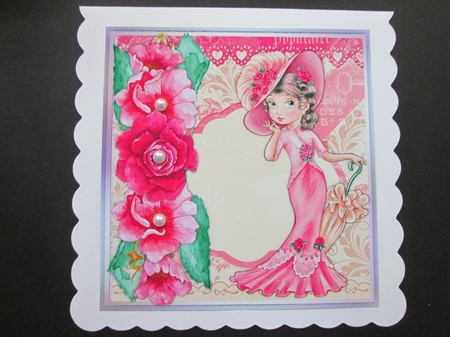 Beautiful lady in Pink  by BELINDA ABRAHAM