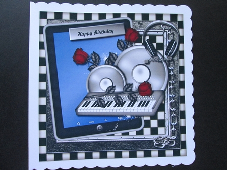 Male card tablet & Music by BELINDA ABRAHAM