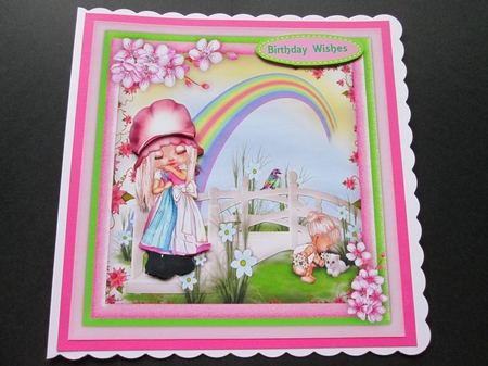 Miss Cutie over the Rainbow  by BELINDA ABRAHAM