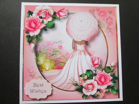 Practically Perfect In Pink 8x8 by BELINDA ABRAHAM