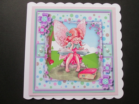 Beautifu lFairy Bookworm  by BELINDA ABRAHAM