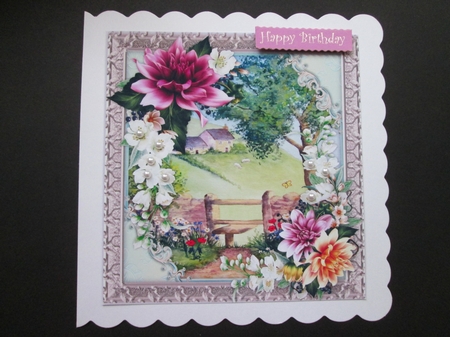 Beautiful Dahlia and gentle Jasmine  by BELINDA ABRAHAM
