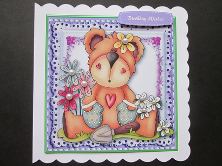 Teddy The Gardener  by BELINDA ABRAHAM