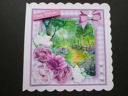 Roses in Bluebell Woods  by BELINDA ABRAHAM