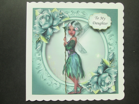 Flower Fairy Of The Teal Rose by BELINDA ABRAHAM