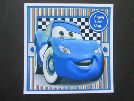 Stae Car in Blue by BELINDA ABRAHAM