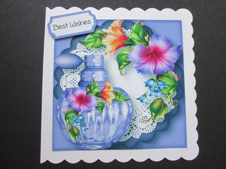 The Perfumed Flowers 8x8 by BELINDA ABRAHAM