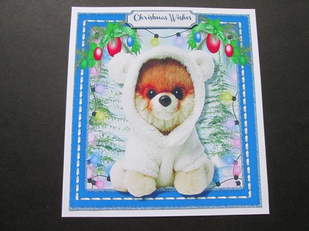 Cute Bear in his Winter Coat by BELINDA ABRAHAM