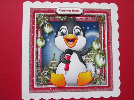 8x8 Christmas Penguins Bumper Kit   by BELINDA ABRAHAM