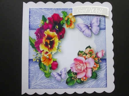 Pansys and Roses  by BELINDA ABRAHAM
