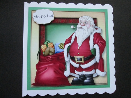 Santa 8x8 by BELINDA ABRAHAM