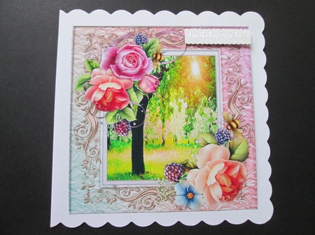 Beautiful Roses and Berrys  by BELINDA ABRAHAM