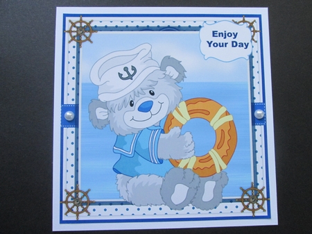 Lovely Little Sailor Bear 1 by BELINDA ABRAHAM