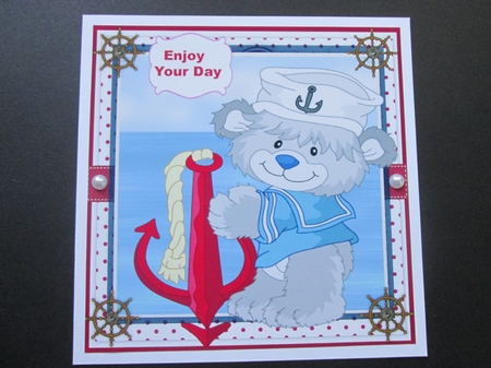 Lovely Little Sailor Bear 2 by BELINDA ABRAHAM