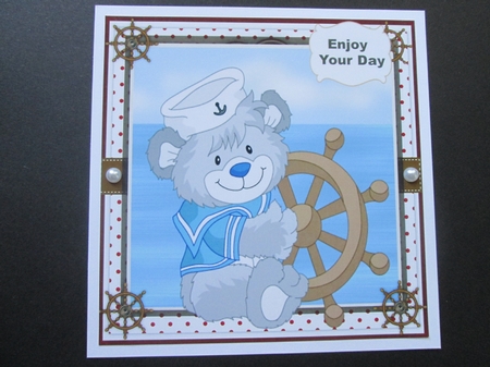 Lovely Little Sailor Bear 3 by BELINDA ABRAHAM