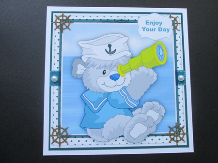 Lovely Little Sailor Bear 4 by BELINDA ABRAHAM