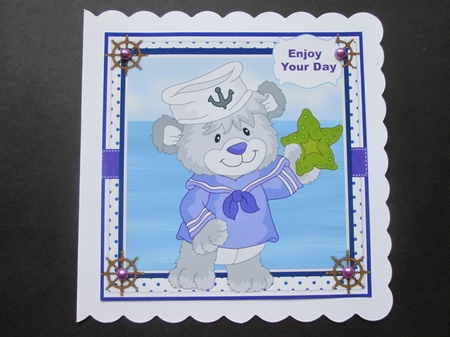 Lovely Little Sailor Bear 5 by BELINDA ABRAHAM
