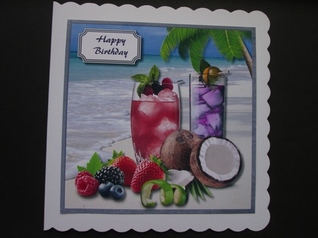 Cocktails on the beach by BELINDA ABRAHAM