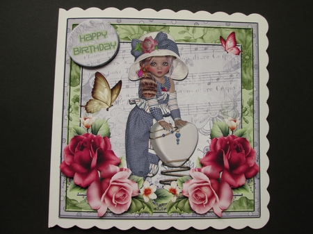 Mini Kit - Pretty Girl #3 For Birthday and lots of occasions by BELINDA ABRAHAM