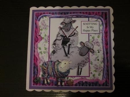 Knitting Is My Happy Place by BELINDA ABRAHAM