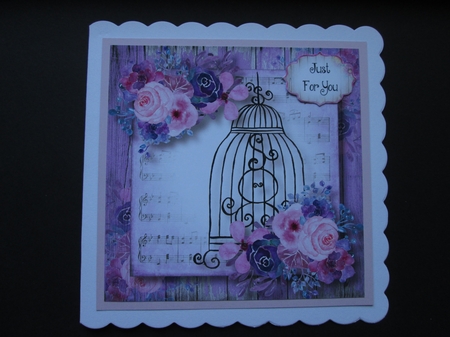 Beautiful Floral Birdcage Bumper Kit by BELINDA ABRAHAM