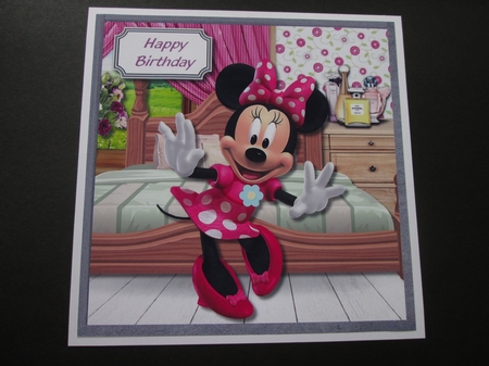 Minnie Mouse in her gorgeous bedroom by BELINDA ABRAHAM