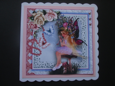 The Unicorn Fairy Card Front Kit by BELINDA ABRAHAM