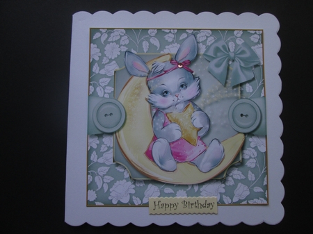 Baby Pets 8x8 Card Front 8 by BELINDA ABRAHAM