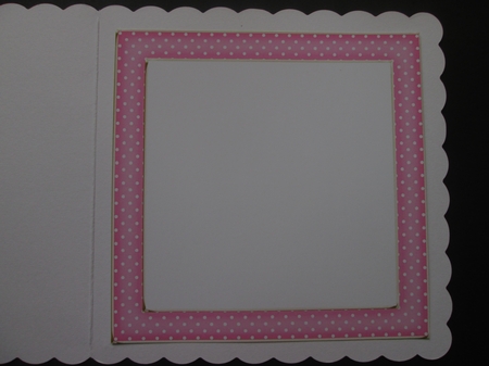 Sorbet Polka Dot Gold Edged Frame by BELINDA ABRAHAM