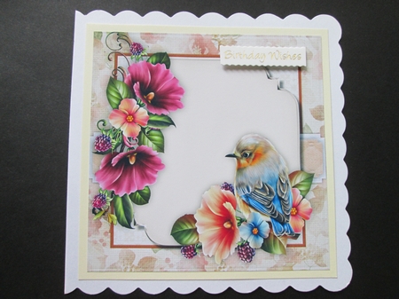 Beautiful Bird and Petunias by BELINDA ABRAHAM