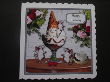 Ice cream sundae by BELINDA ABRAHAM
