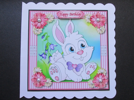 Whote Thumper Bumper  by BELINDA ABRAHAM