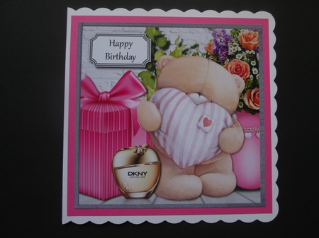 Forever friends bear with gifts by BELINDA ABRAHAM