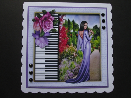Lady in Lilac by BELINDA ABRAHAM