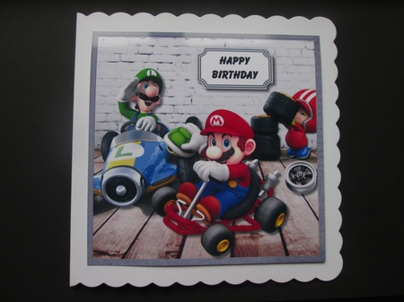 Mario brothers garage by BELINDA ABRAHAM