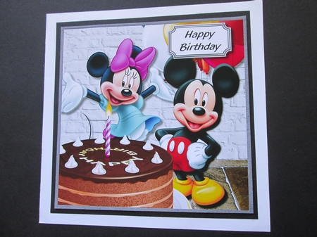 Mickey and Minnie general birhday or first birthday by BELINDA ABRAHAM