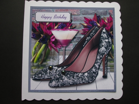 Glamorous shoes and flowers by BELINDA ABRAHAM