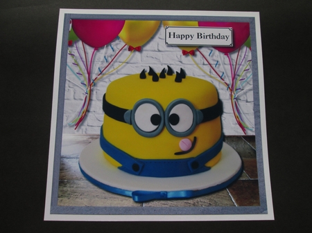 Minion birthday cake suitable for boy or girl by BELINDA ABRAHAM