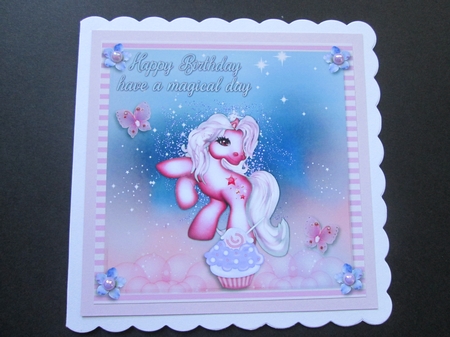 8x8 Magical Pony Birthday  by BELINDA ABRAHAM