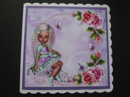 Sweet Little Flower and Butterfly Lady Mini Kit  by BELINDA ABRAHAM