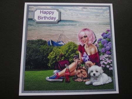 Love me love my dogs teenager by BELINDA ABRAHAM