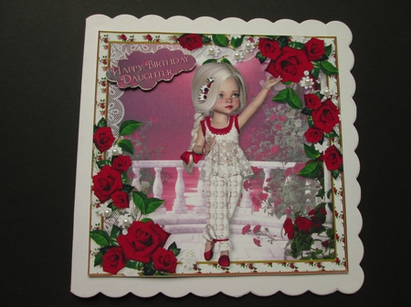 Sweet Little Red Roses Mini Kit  by BELINDA ABRAHAM