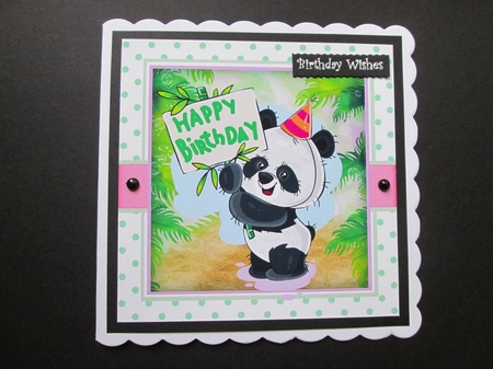 Happy Birthday Panda by BELINDA ABRAHAM