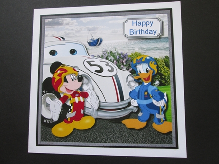 Mickey, Donald and Herbie by BELINDA ABRAHAM