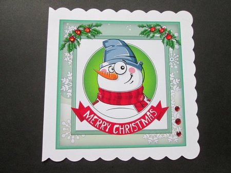   Holly Jolly Snowman by BELINDA ABRAHAM
