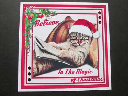 Believe in the Magic of Christmas , Red by BELINDA ABRAHAM