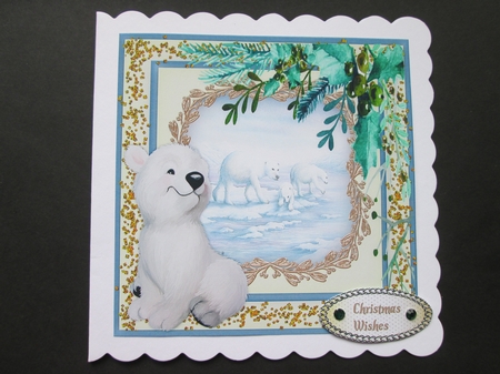 Beautiful Baby Polar Bear  by BELINDA ABRAHAM