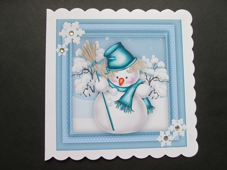 The Sweeping Snowman  by BELINDA ABRAHAM